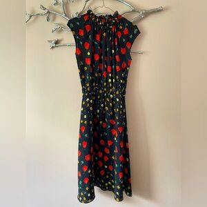 Banana Republic Floral Poppy Halter Midi Dress